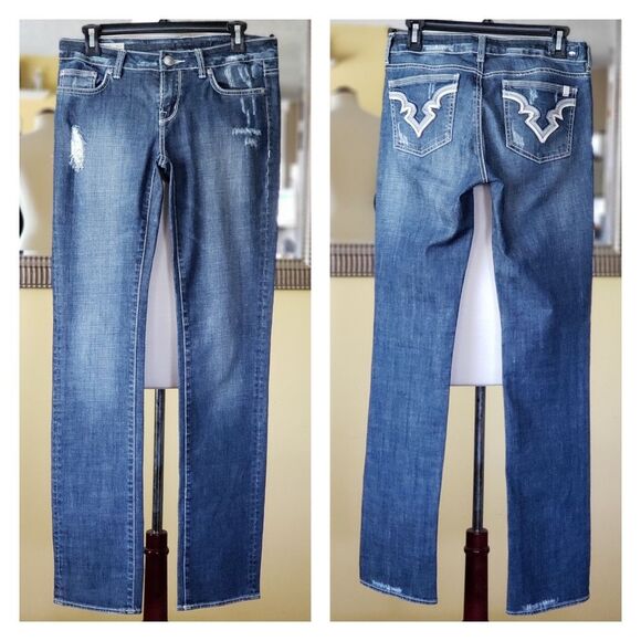Buffalo David Bitton Midrise Straight Leg Jeans - Picture 1 of 8